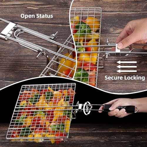 EISINLY Portable Grill Basket