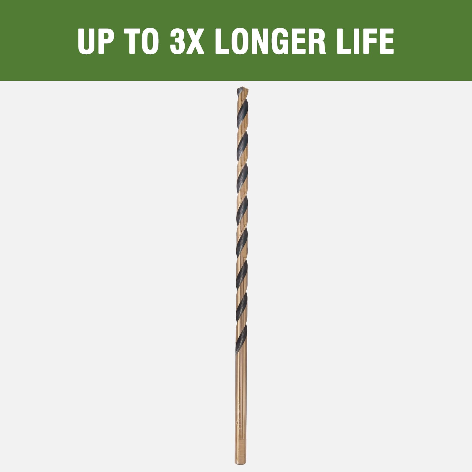 Long Drill Bits - 3 Pack M2 HSS -4