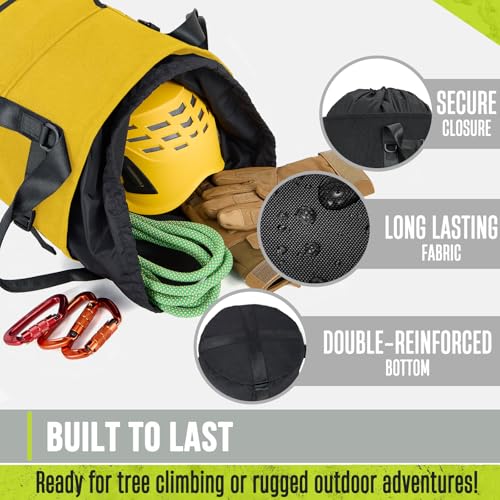 image for PAMLIAPY Arborist Rope Bag, 35L Tree Climbing Rope Bag, Arborist Equip