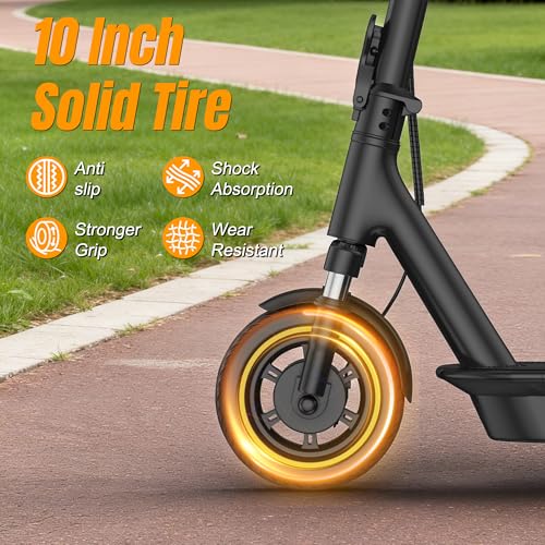 Image of VOLPAM Electric Scooter with Dual Suspensions, 19 /22MPH, 350W /500W /800WMotor, 60 /40 /31 /23Miles Long Range, Dual Braking, Max Load 264 lbs