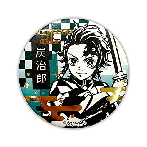 Amazon.co.jp: 鬼滅の刃 箔押し 和紙缶バッジ 竈門炭治郎 : おもちゃ