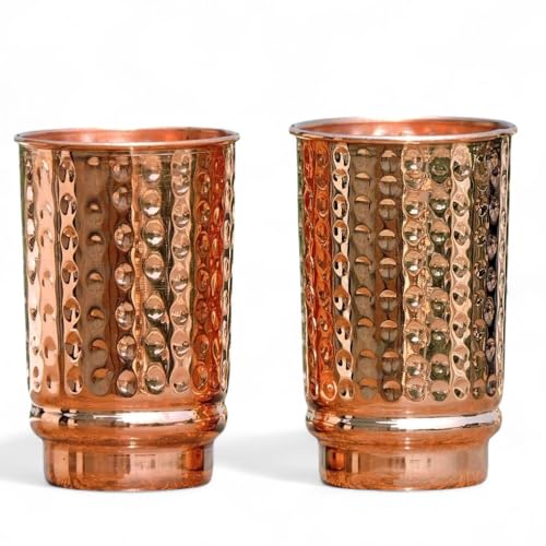 Vasos de Cobre Hechos a Mano Pack x4 miniatura 6