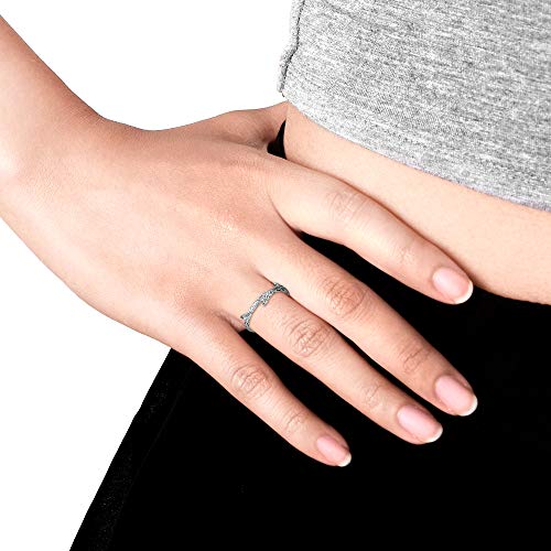 Aeravida Everyday Nature's Tree Branch .925 Sterling Silver Ring (7) #TOP4