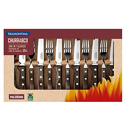 Jogo de Churrasco 12 Peças TRAMONTINA CUTELARIA