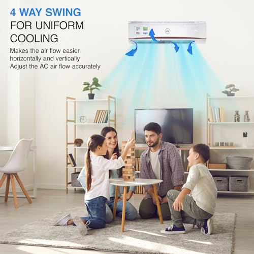 Image of Godrej 2 Ton 3 Star, 4-Way Air Swing, Fixed Speed Split AC (Copper, Anti-Dust Filter, AC 2T SFC 24LTC3-WWR, White)