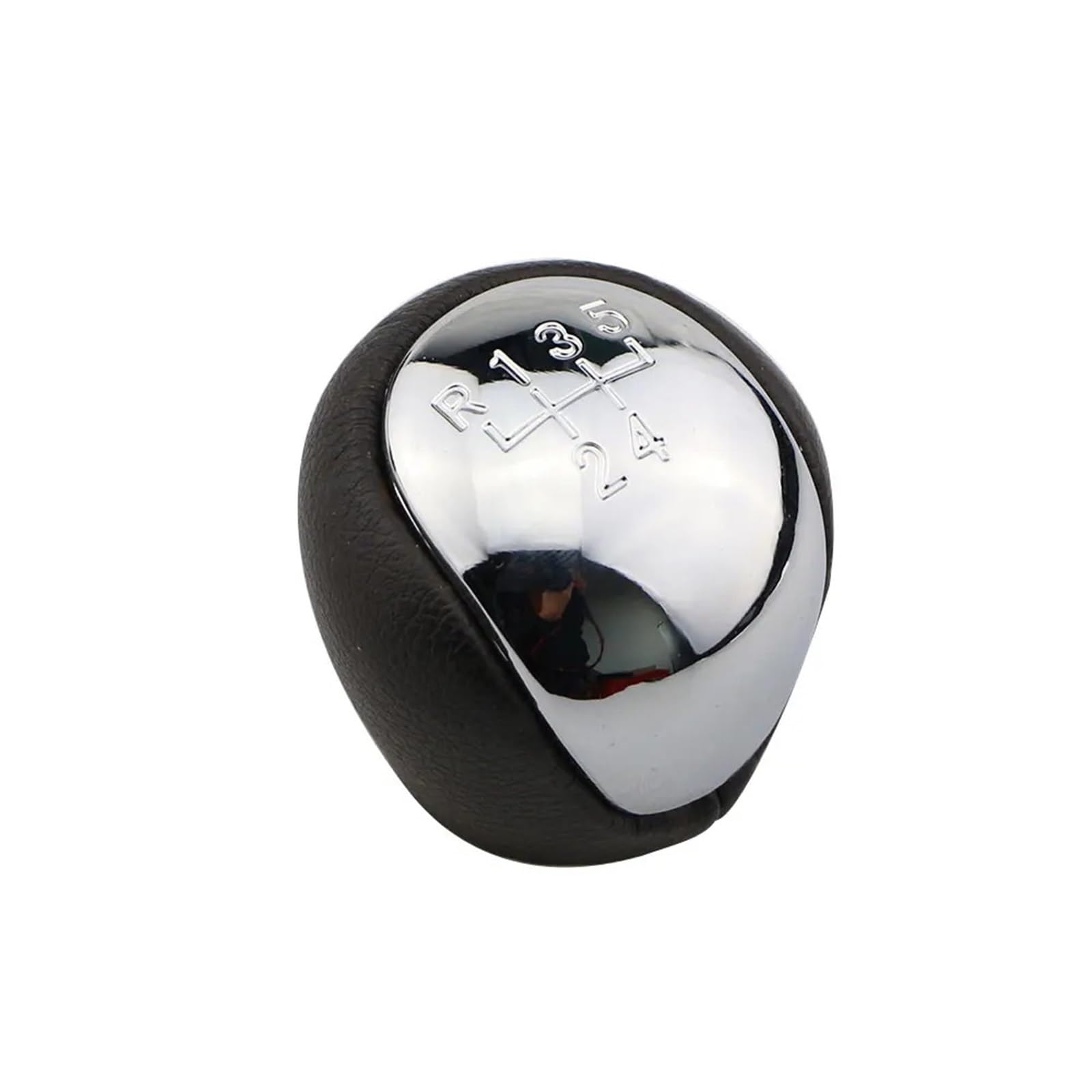 DWTNMEX Gear Shift Knob for Hyundai for Elantra for I30 for Kia for Forte for Soul 5 Speed Manual MT Gear Shift Knob Shifter Lever Pen Head(Bright Sliver)