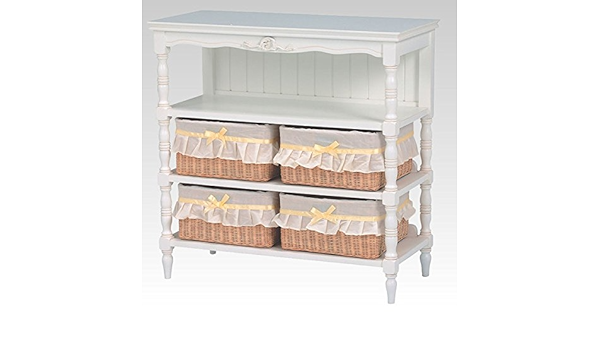 Amazon.co.jp: 籐 ラタンチェスト ランドリー キャビネット 75幅2段