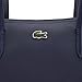 Lacoste Women's L.12.12 Concept Vertical Tote Bag, Navy Blue/Darkness Pegasus, One Size