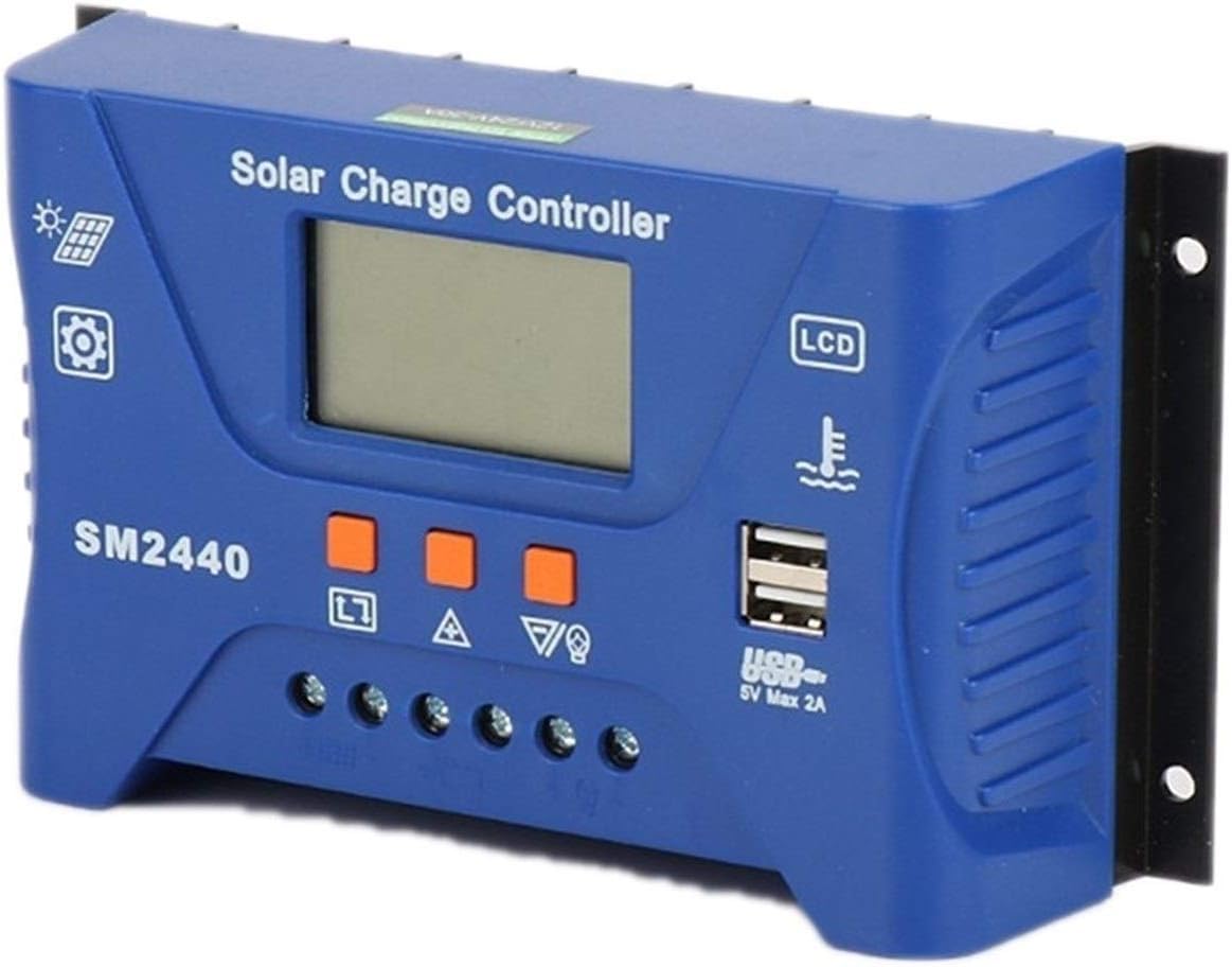 REES52 SM2430-10A Solar Controller 12V 24V Automatic Identification Solar Street Light Controller-image-7