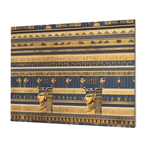 Fresques pharaoniques égyptiennes POEZJZW - Décoration murale d'intérieur en toile 30x40 cm