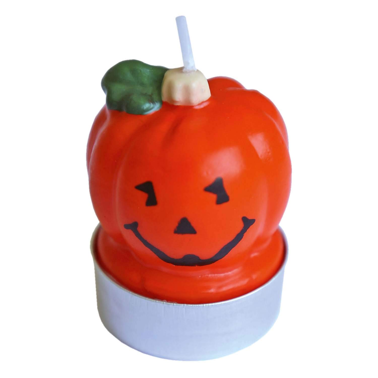3pc Tea light Pumpkin Candle
