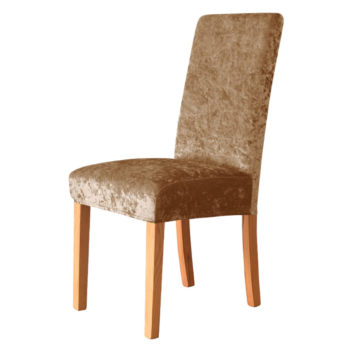 Lot de 8 housses chaise velours extensible pour repas de famille chaleureux
