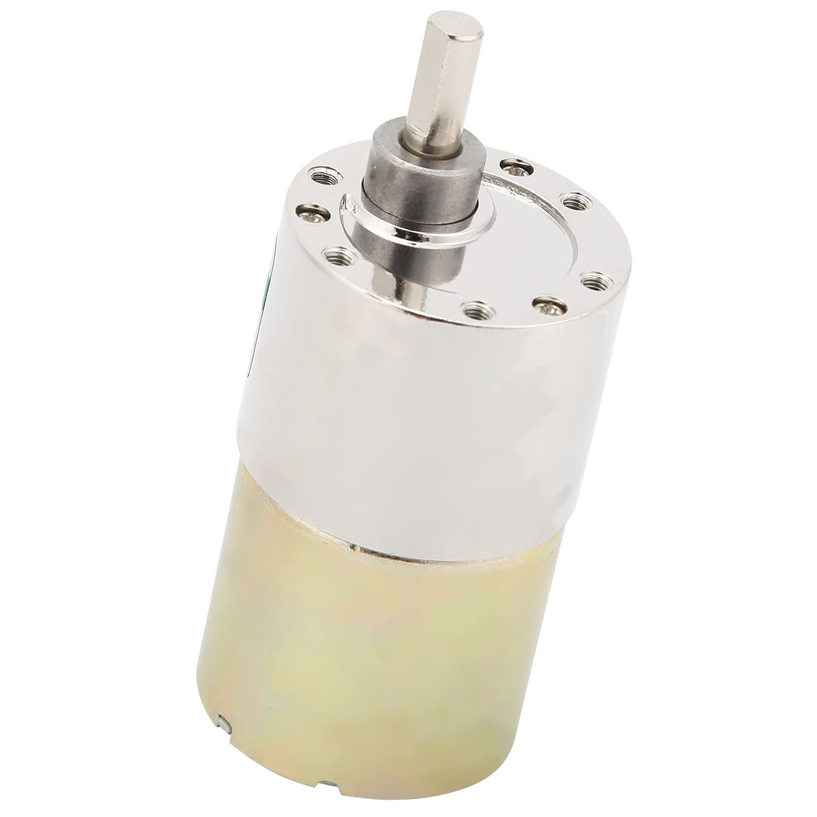 Jeanoko Motor Reductor de CC, Velocidad Ajustable de 12 V de Alto par