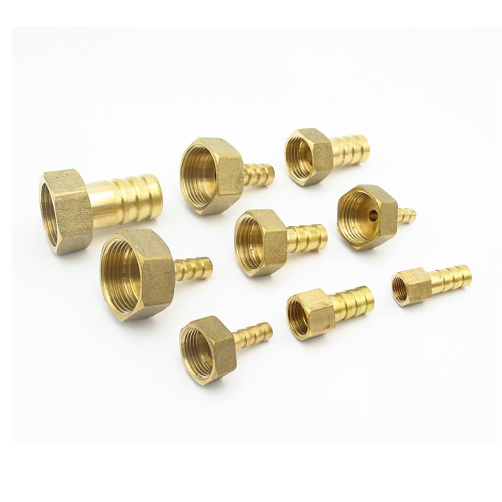 4 mm 6 mm 8 mm 10 mm 12 mm 14 mm 16 mm 19 mm 25 mm 32 mm Tuyau cannelé 1/8" 1/4" 3/8" 1/2" 3/4" 1" Connecteur de raccord de tuyau en laiton BSP femelle, 1"