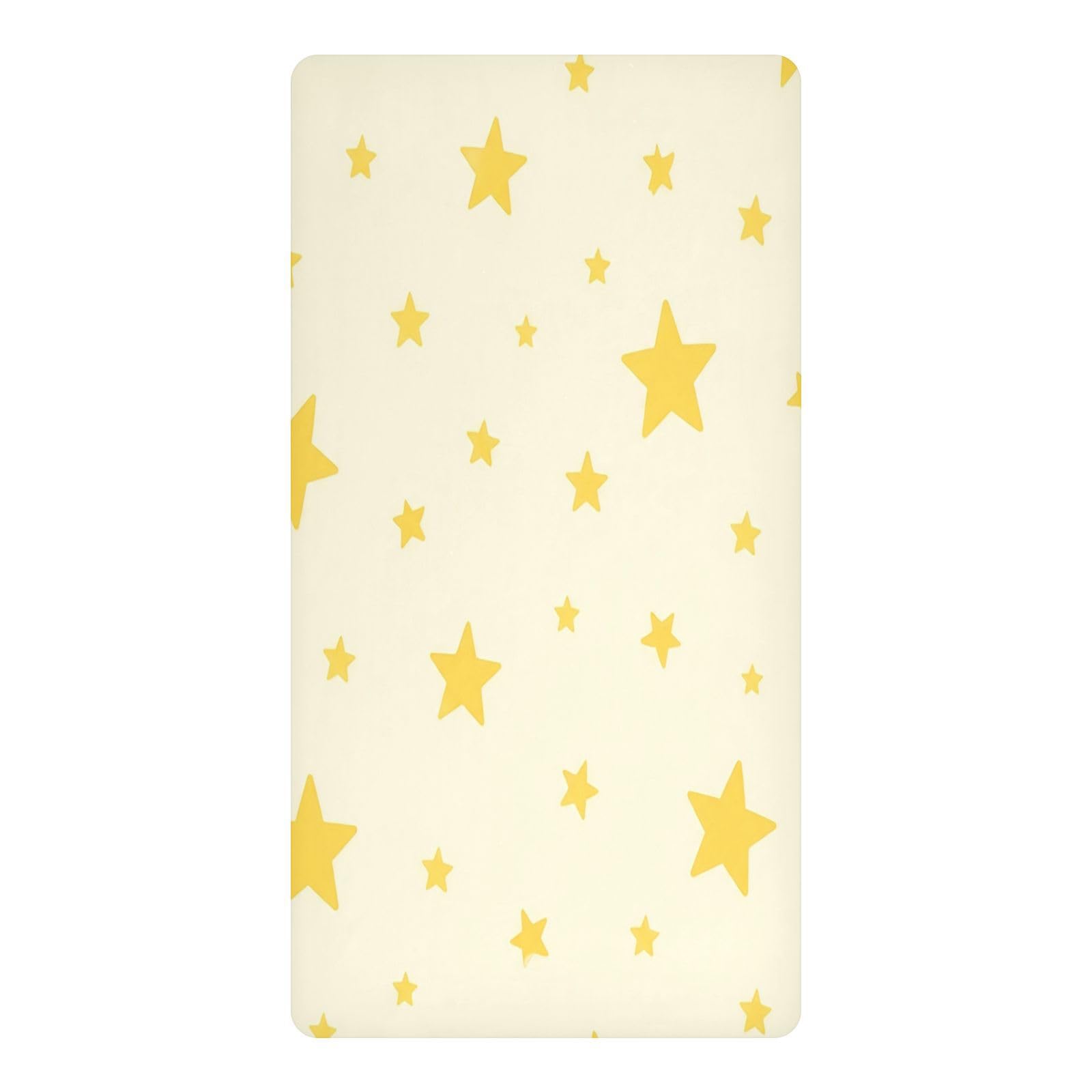 BOESI Soft Star Waterproof Crib Sheet,Fitted Mattress Protector