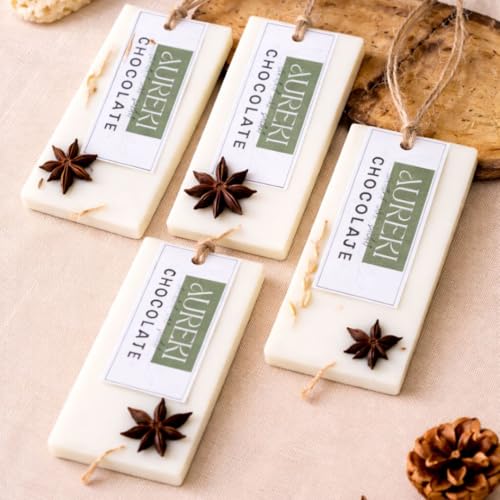 Image of Chocolate Scented Wax Sachet Upto 30 Days Smell | Wax Sachet for Cupboard, Wardrome and Living Area (4, Chocolate)