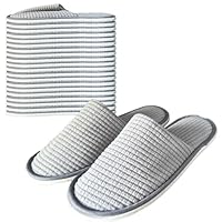 Anmerl Chinelos Descartáveis para Hotel - 10 Pares, Unissex, Antiderrapante e Lavável, Macios e Confortáveis para Hotéis, Spa, Festas, Viagens e Eventos