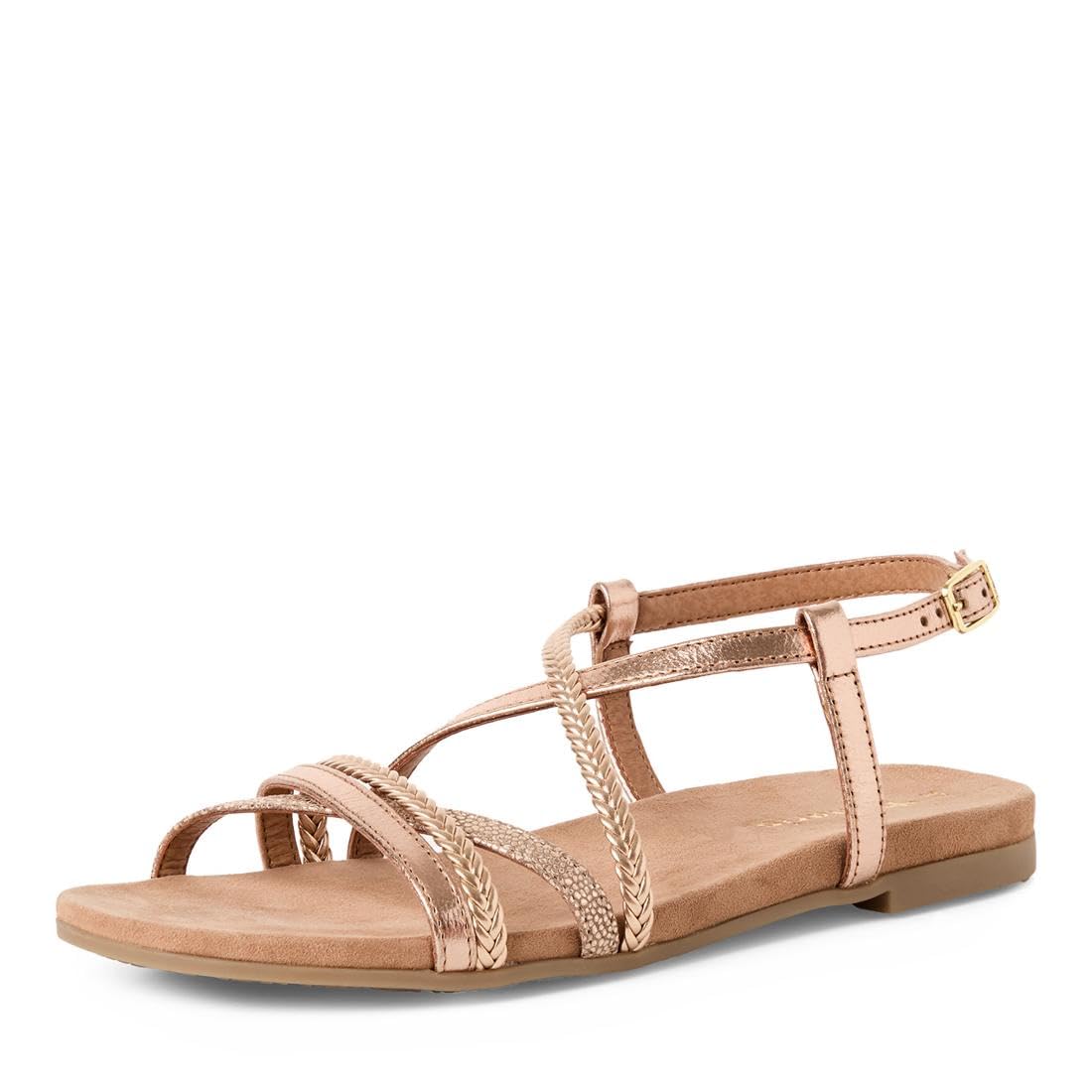 Tamaris Women’s sandal flat pink 5 UK