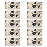 10 Pack - Disposable Camera for Weddings - 35mm Film, Single-use Film Cameras