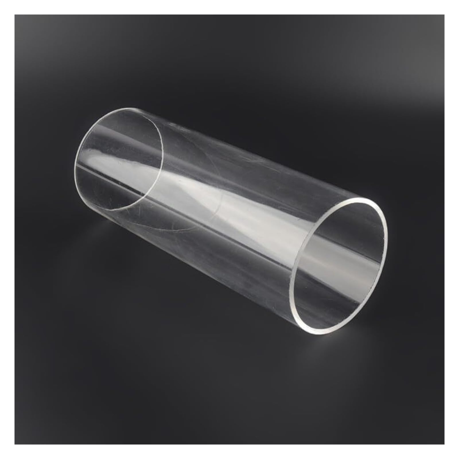 Clear Acrylic Tube， Transparent Acrylic Tube 50cm Multiple Diameters for Fish Tank Aquarium Hydroponics Garden(65MM*50CM)