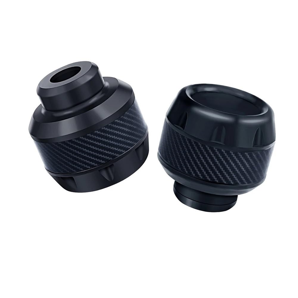 Moto Tamponi Paratelaio 2 Pezzi Slider Telaio In Alluminio Forcella Anteriore Protezione Anti-caduta In Fibra Di Carbonio Per Moto E Scooter