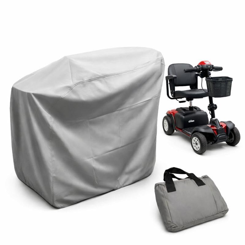 Formosa Covers Heavy Duty Mobility Scooter Cover - Universal Fit Electric Wheelchair Storage Cover with UV Protection - All-Weather Indoor Outdoor Use - 48" L x 22" D x 38" H”