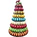 10 Tier Round Macaron Tower Stand Adjust tiers level Dia from 4"-13"