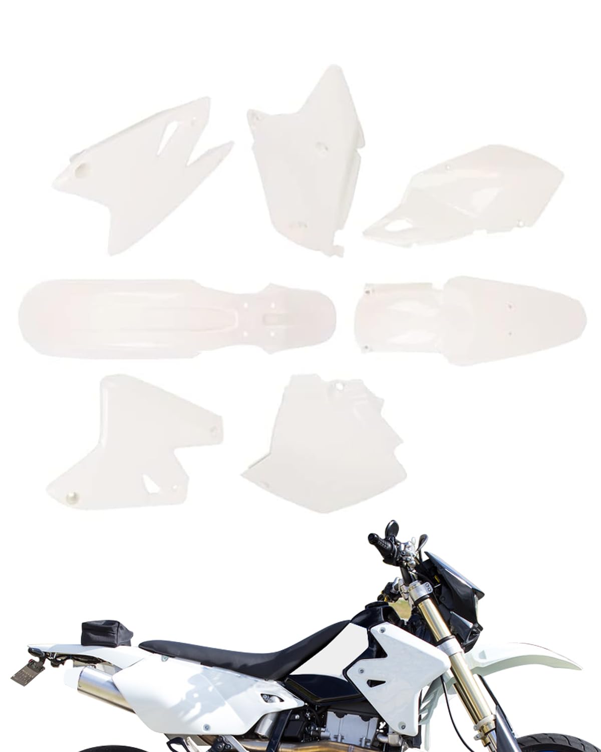 Amazon.com: JFG RACING DRZ400 Plastic Kit,Motorcycle Plastics Kit