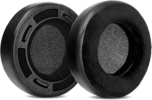 HTINDUSTRY Coussinets d'oreille Confortables de Remplacement compatibles avec Les Oreillettes HIFIMAN SUNDARA HE-400 HE400i HE400S HE-4XX HE-4XXs HE500 avec Tissu Doux et Mousse de Haute qualité.