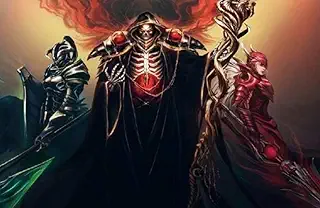 ダイヤモンド アートキット,Overlord - Ainz Ooal Gown and Albedo, Shallear Anime, 5D ダイヤモンドペインティング 塗装フルドリル手作り絵画刺繍手芸キット