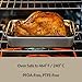 Glad Roasting Pan Nonstick 11x15 - Heavy Duty Metal Bakeware Dish with Rack - Large Oven Roaster Tray for Baking Turkey, Chicken, and Veggies
