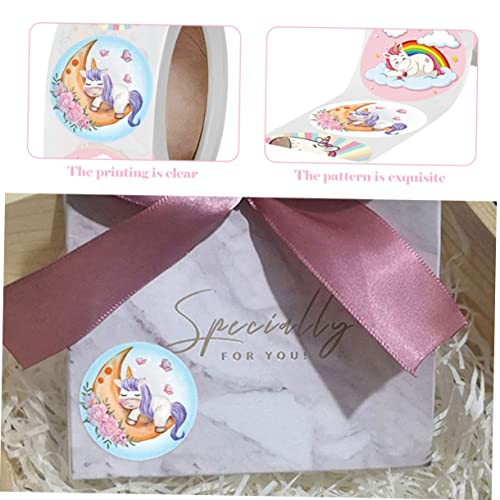 Nusitou 6 Rolls Unicorn Sealer Kids Decor Animal Stickers For Kids Cartoon Stickers Seal Sticker Animal Reward Sticker Animal Reward Decals Stickers For Toddlers 2-4 Years Envelope Sticker #TOP5