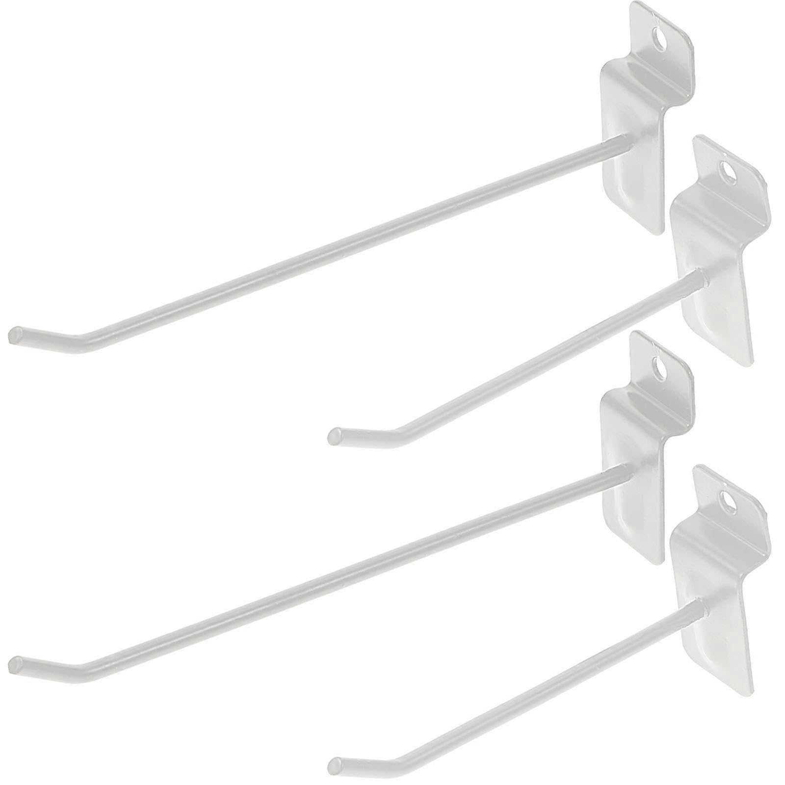 JOYHAPPST 30Pcs Slatwall Hooks Garage Slatwall Accessories Slat Wall Hanging Hooks Hangers