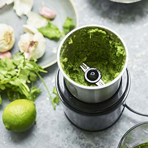 Cuisinart SG21BE Molinillo de especias eléctrico, molinillo para frutos secos, semillas o café, 2 boles de acero inox… - Imagen 6