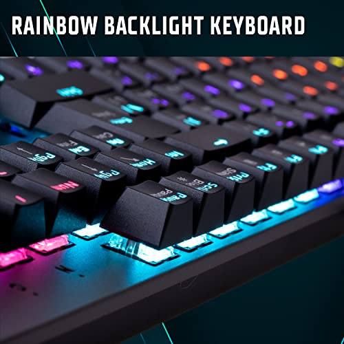 Tastiera Gaming X10 Meccanica, Switch Blu, con 104 tasti, iluminazione Rainbow LED con 12 modalità - Tastiera gaming - Immagine 2