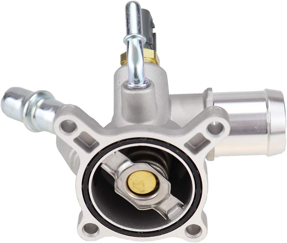 Aluminium Engine Thermostat Housing Coolant Fit for Dodge Dart 2012-2016 Jeep Cherokee 2014-2020 Jeep Renegade 2015-2020 Chrysler 200 2015-2016 Ram Promaster City 2015-2020 Jeep Compass 5047861AC
