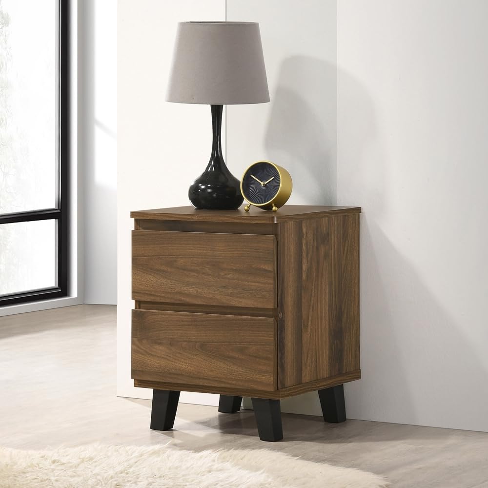 Home BoxKulltorp Plus 2-Drawer Nightstand with Legs