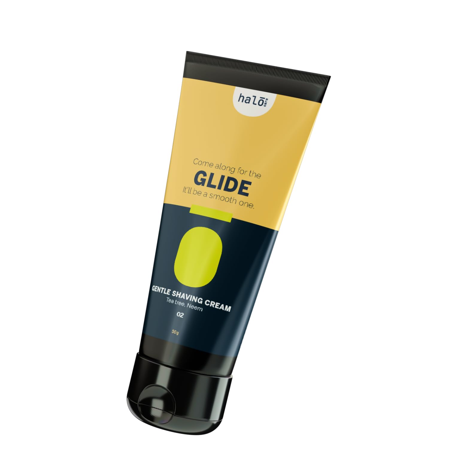 Halo Care Glide Shaving Cream for Men (50g) | Natural Neem & Tea Tree | All/Sensitive Skin | Rich Creamy Lather for Premium Experience | Best Mocha Coffee Fragrance | No Alcohol | Bald Care, Shaved Skin & Head Shave (B0DBLW74V7) Amazon Price History, Amazon Price Tracker