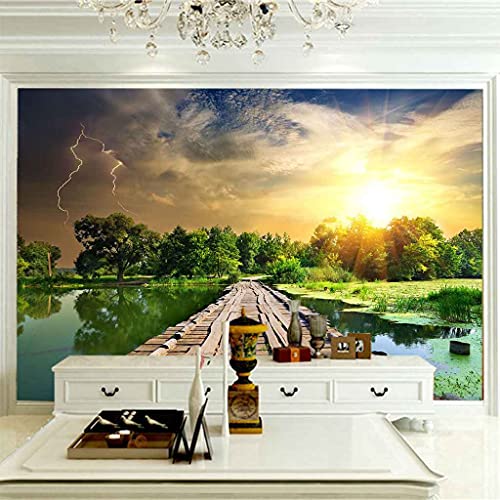 Papier Peint Canevas Paysage Lac 3D Toile Salon 250x175