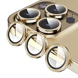 Picture of Jeluse Camera Lens Protector for iPhone 17 Pro Max/17 Pro/16 Pro Max/16 Pro/15 Pro Max/15 Pro/14 Pro Max/14 Pro, 9H Tempered Glass Screen Protector Cover Alignment Kit Metal Individual Ring