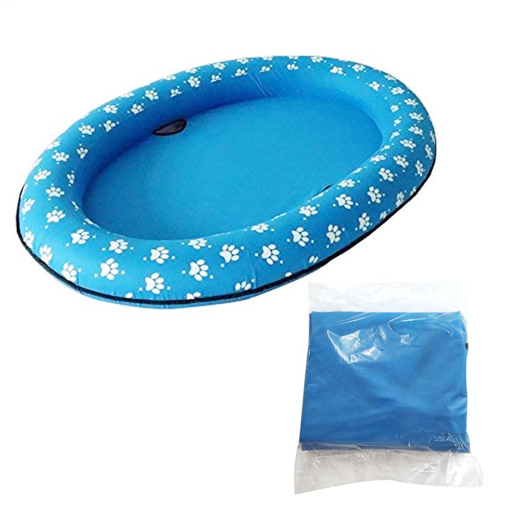 Generisch Bateau gonflable pour chien - Jouet de plage pour animal de compagnie - 140 x 96 cm