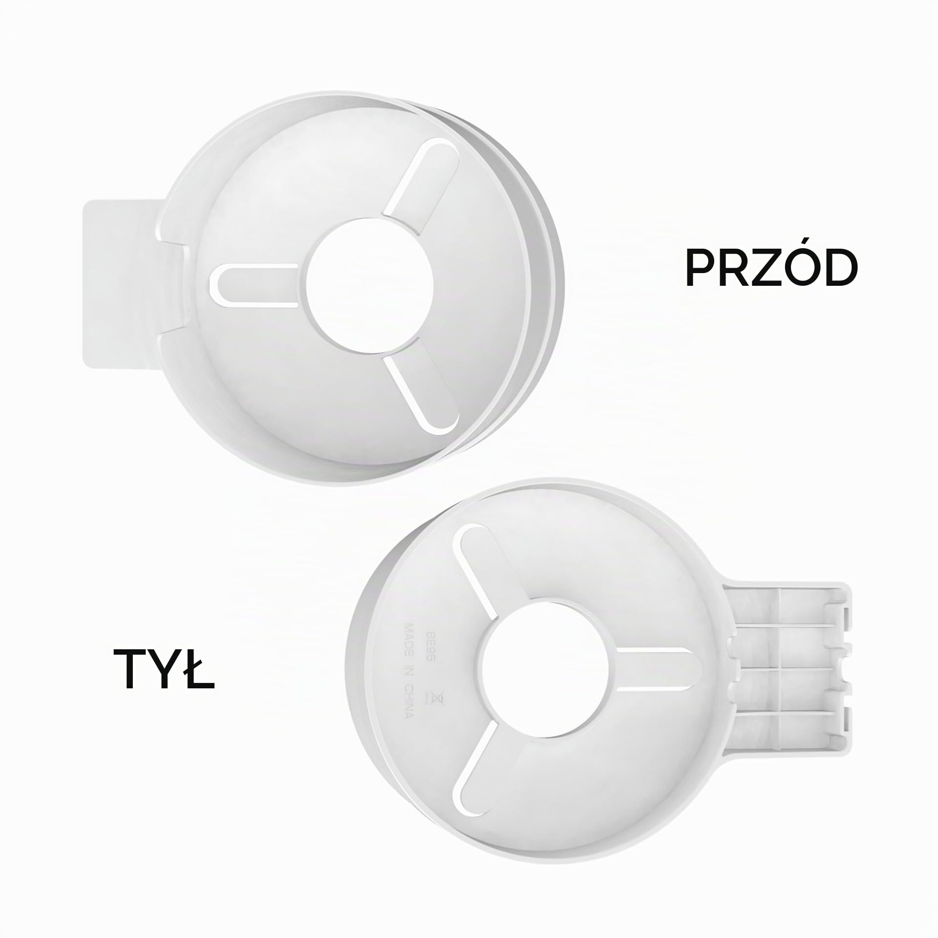 Stojak kompatybilny z TP Link Deco BE85/BE95 Mesh WiFi 7 System-Simple and Sturdy Wall Mount Stand Bracket TP Link Deco BE85/BE95 Bracket with Cable Management (biały, 3 sztuki)