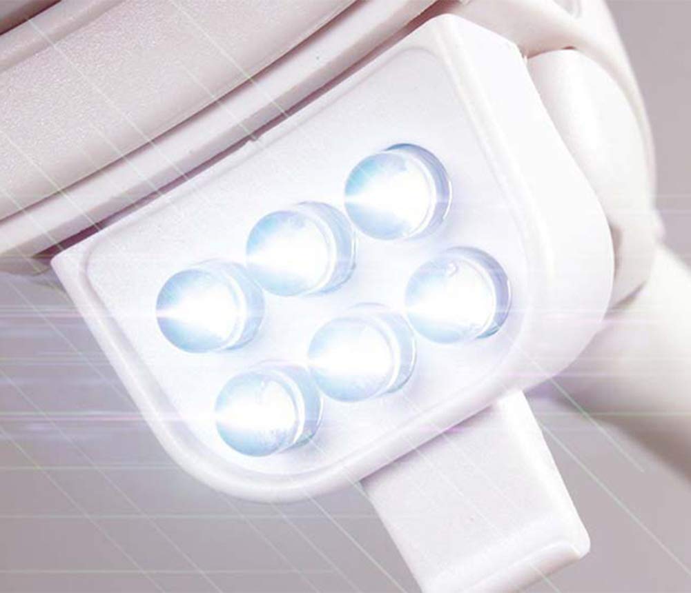 szkło powiększające, 2x 5x biurkowa i zaciskowa lampa powiększająca 2 w 1, lupa do czytania ze stojakiem, jasne światła LED w świetle dziennym i elastyczna gęsia szyja do hobby, rzemiosła, stołu