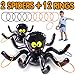 Max Fun Halloween Inflatable Spiders Ring Toss Game Set - Pack of 2 for Kids Carnival School Party Favor Supplies Holiday Decoration Novelty Toy Outdoor Indoor Lawn Garden Backyard Spooky Creepy Game