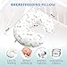 LAT Nursing Pillow for Breastfeeding,100% Cotton Removable Cover,Ergonomic Breast Feeding Pillows for Mom and Baby,Machine Washable(Giraffe & Elephant)