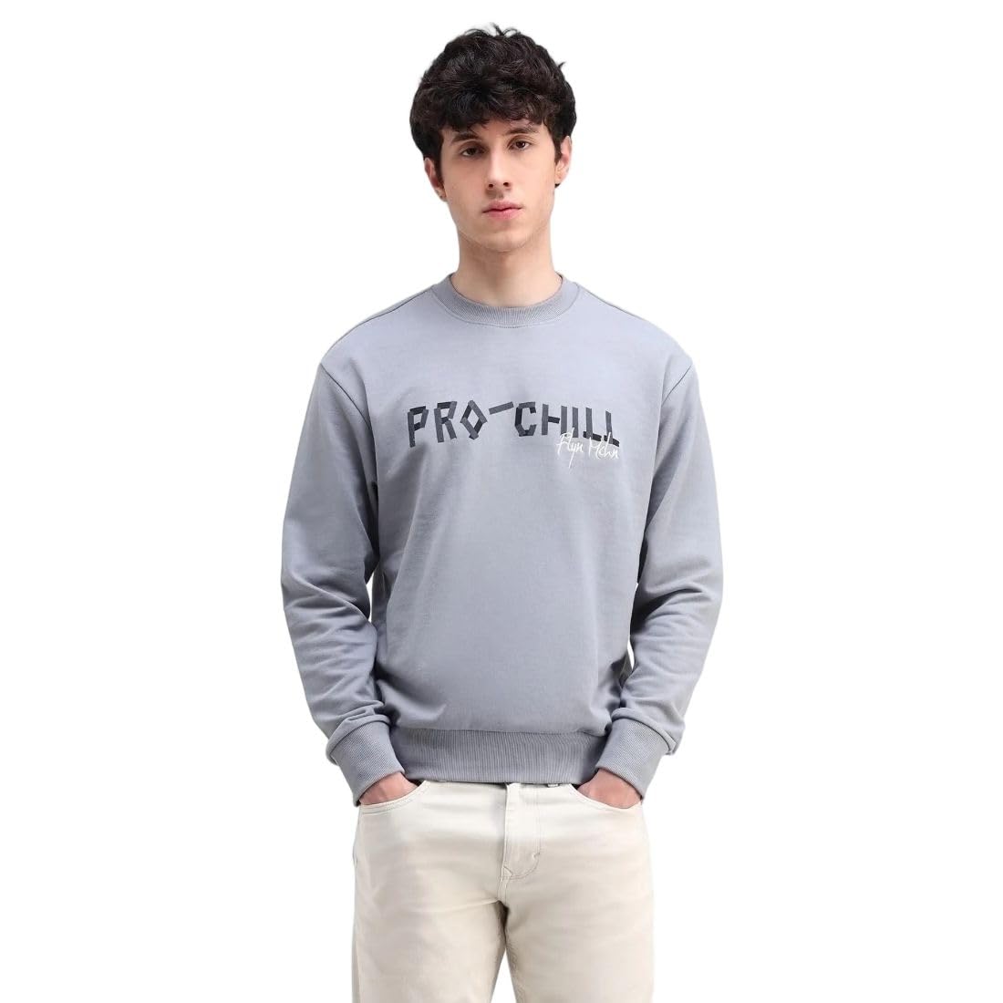 flying machine Men's Relaxed Fit Sweatshirt| Printed-picture-56