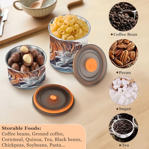 Contenedor de Café Hermético de Acero Inoxidable 500ml miniatura 5