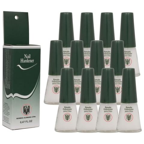 12 Bottles Quimica Alemana Nail Hardener 0.47 Oz Cover