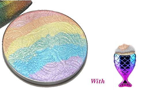 YABINA Rainbow Highlighter Eyeshadow Mineral Sleek Powder 3D Naked Smoky Bronzer Blush Contour Palette