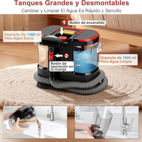 Opiniones y reviews de Aspiradoras en seco y húmedo los más solicitados. 8 Imagen adicional